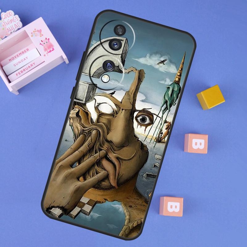 Чехол для телефона Salvador Dali для Honor 200 400 Lite 50 70 90 X9a X9b X9c X9d X8b X8c Win RT Magic 7 5 6 8 Pro