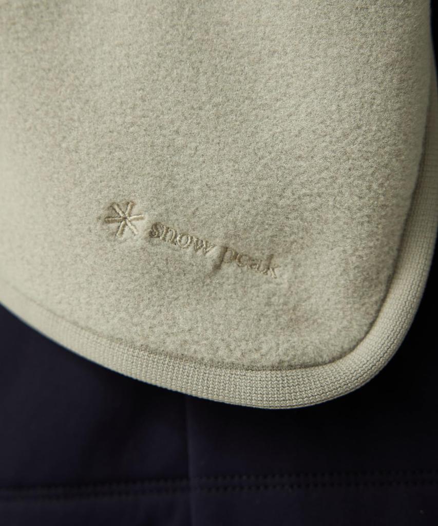 Snow Peak Флисовая стола-шаль для мужчин и/или накидка с водоотталкивающей пропиткой AC-25AU029, Серая, Женская, Шаль, Шарф,