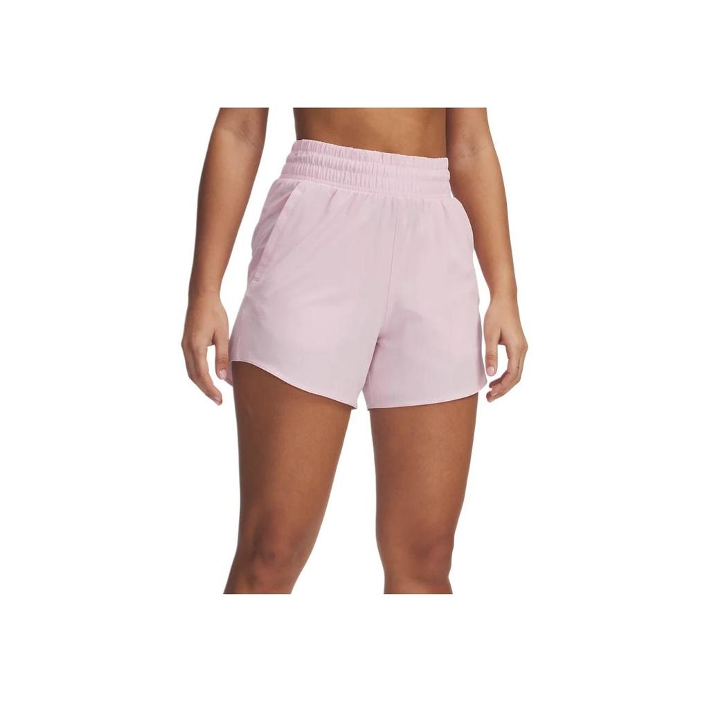 Under Armour Flex Comfortable Classic Stylish Solid Color Versatile Sports Shorts Women Shorts Pink 1376933-647