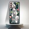 Чехол из закаленного стекла для Samsung Galaxy S21 Ultra S20 FE S10 Plus Note 20 10 Lite S9 S8 9 S10e, чехол для телефона с милым мультяшным пандой Sac