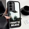 Чехол для телефона для Samsung Galaxy A17 A16 A15 A14 A13 Секретные материалы Я хочу верить A56 A36 A26 A55 A35 A25 A54 A34 A24 A53 A33 A23