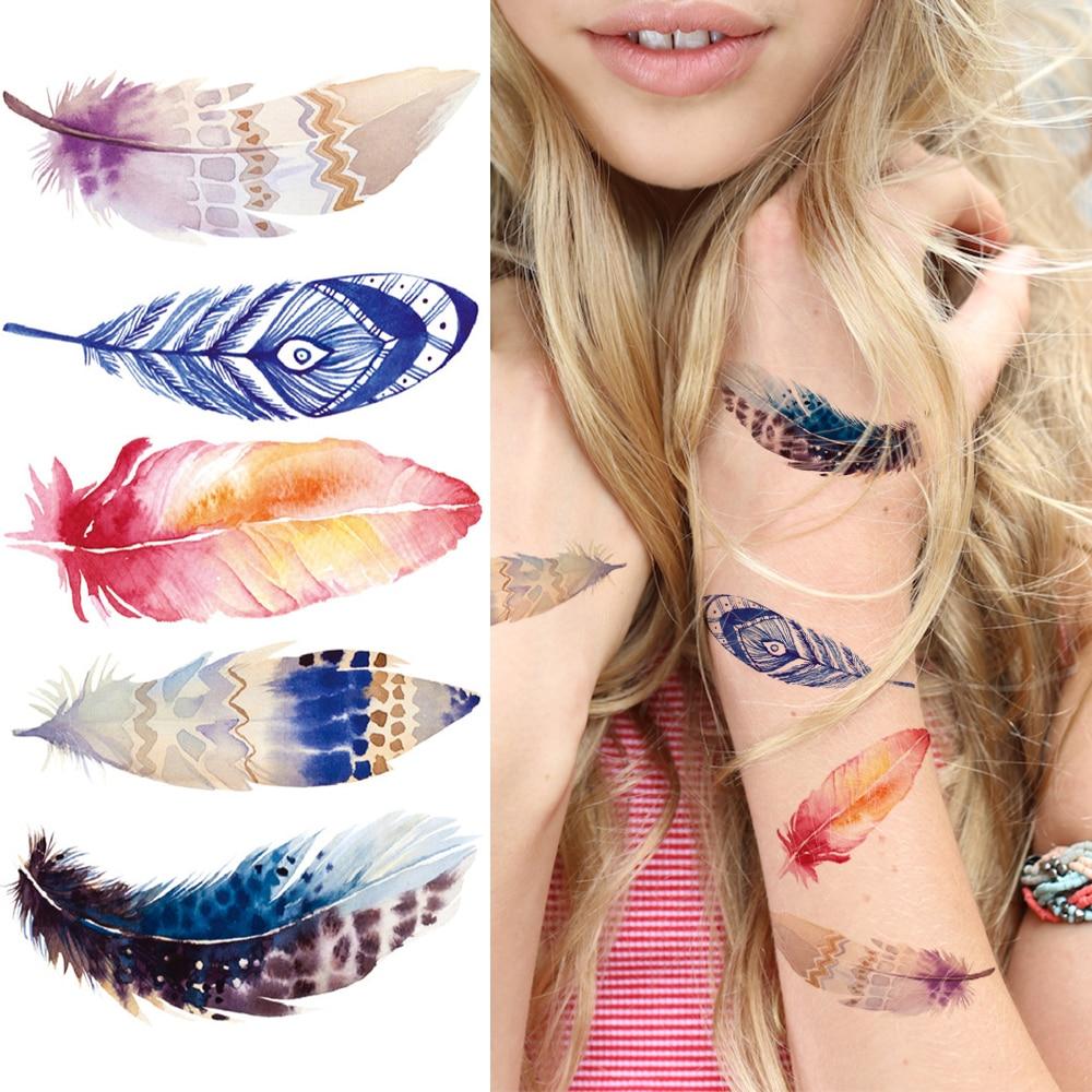 Черное реалистичное поддельное кольцо, временные татуировки для женщин, девушек, стихов, тату с буквами, ЭКГ, клевер, крест, водостойкая тату-наклейка