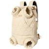 Зимний рюкзак для собаки и кошки, утолщенный, теплый, Hands Free, портативный, для путешествий, переноска для маленьких собак, ветрозащитная, безопасная сумка для питомца