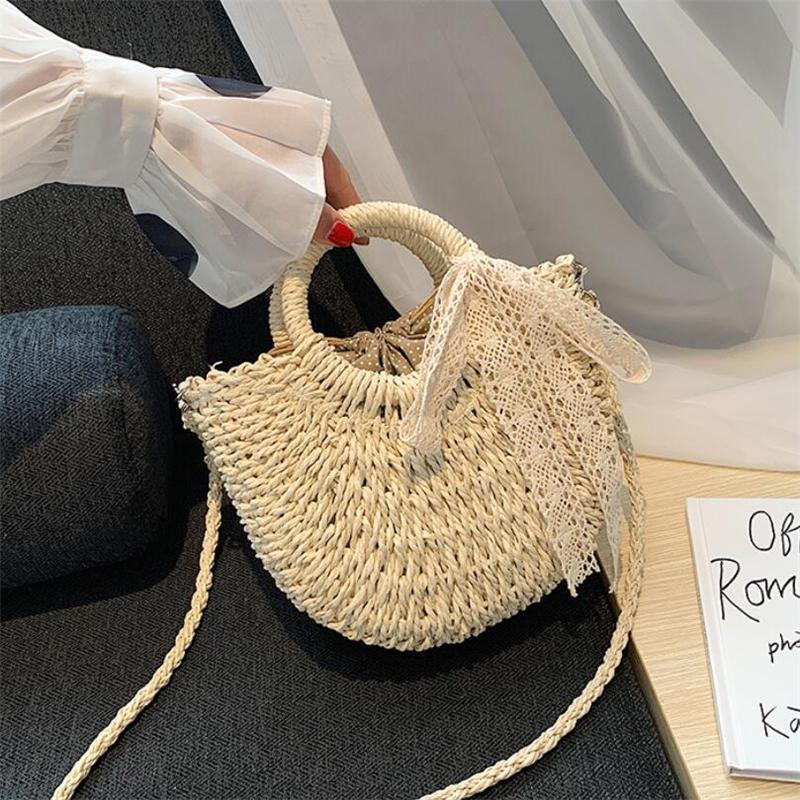 Женская плетёная сумка