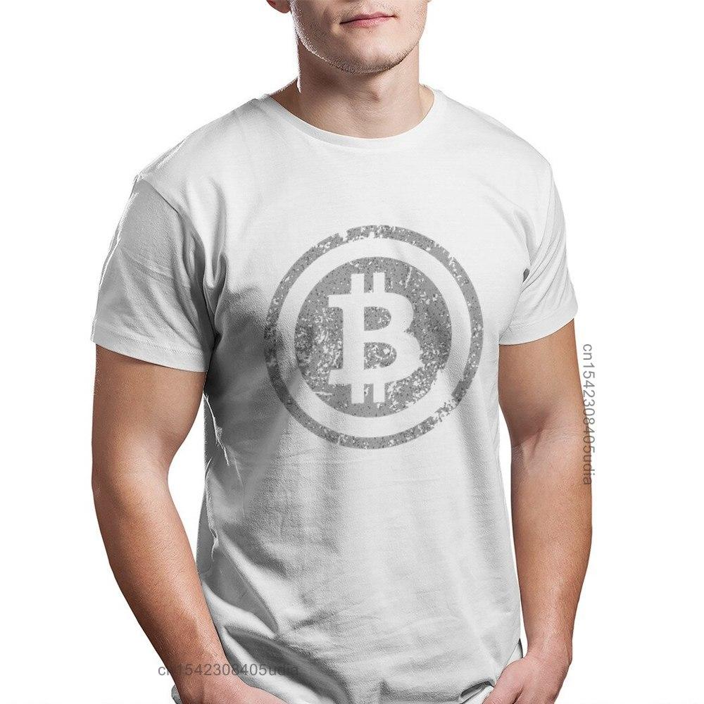 Футболка с надписью Bitcoin Art Satoshi Nakamoto Offerts для мужчин Homme Graphic Cool Design Cotton Harajuku T Shirt