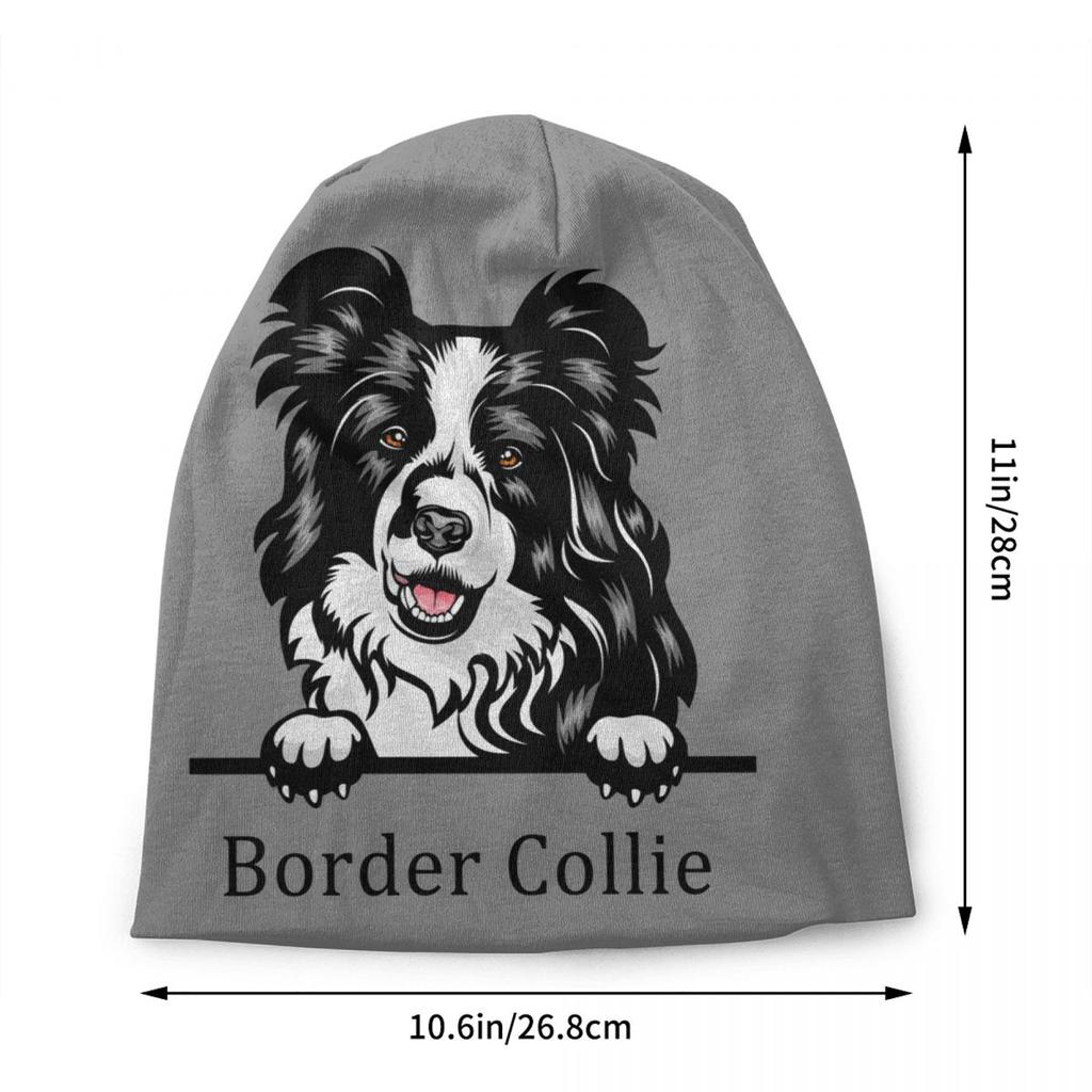 Шапки с капюшоном для собак бордер-колли, вязаная шапка в стиле хип-хоп для женщин унисекс, зимние теплые шапки с черепами для домашних животных, шапки с черепами