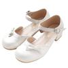 Formal Shoes for Kids White X Beige 24cm [Arisana] Girls, Shoes, Piano, Dress, Recital, Children's Shoes, Sole,