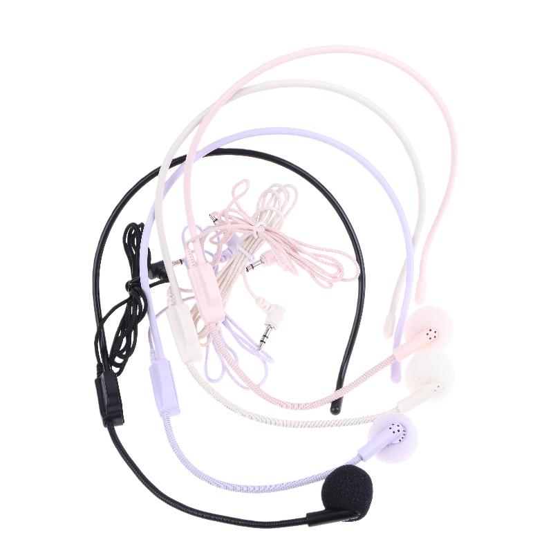 1 шт. Проводной штекер 3,5 мм Головная гарнитура-микрофон для лекций и выступлений, портативная головная гарнитура-микрофон для обучения и совещаний