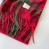Circle Yarn Plaid Shawl Women's Winter High-end Atmosphere Red Scarf Three Christmas Scarf Shawl