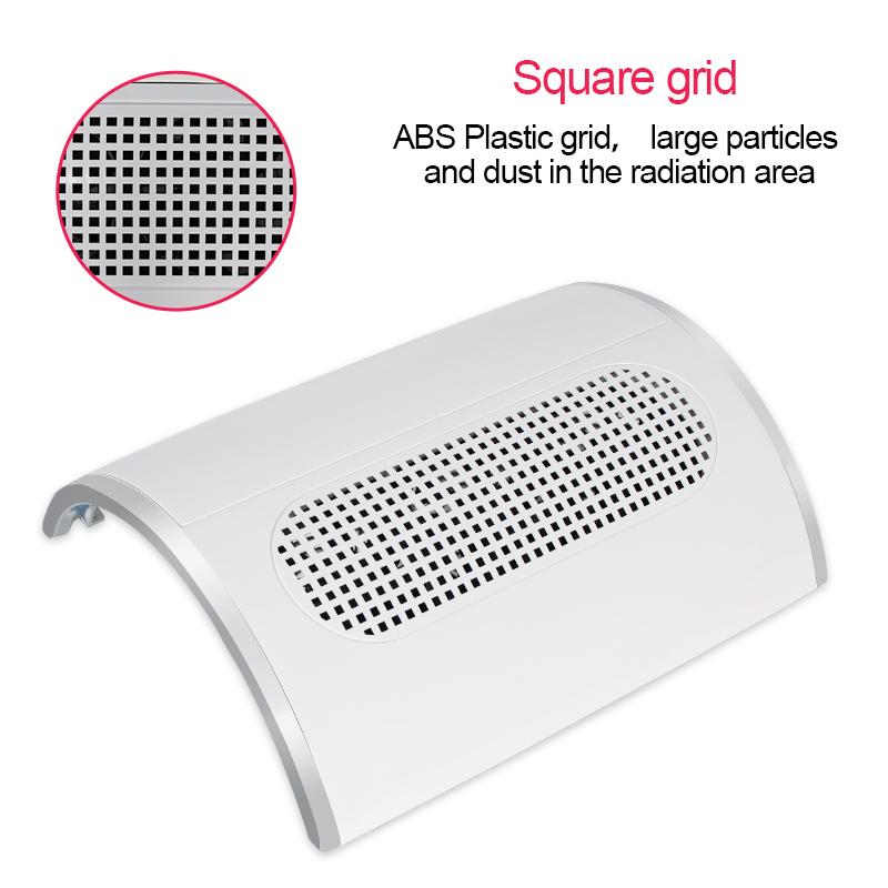 Мощный пылесборник для всасывания ногтей, низкий уровень шума, 3 вентилятора, мощный пылесос для ногтей с 2 ​​мешками для сбора пыли, оборудование для дизайна ногтей