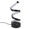 Spiral LED Table Lamp 3 Color Temperature Stepless Dimming USB Powered Modern Decorative Desk Lamp