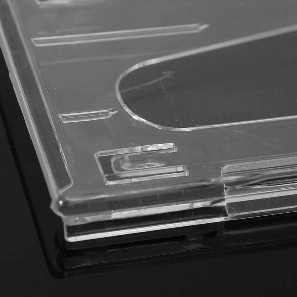 10Pcs Light Weight Plastic Clear Pass Badge ID Card Card Holder Cover Case Enclosed Oyster