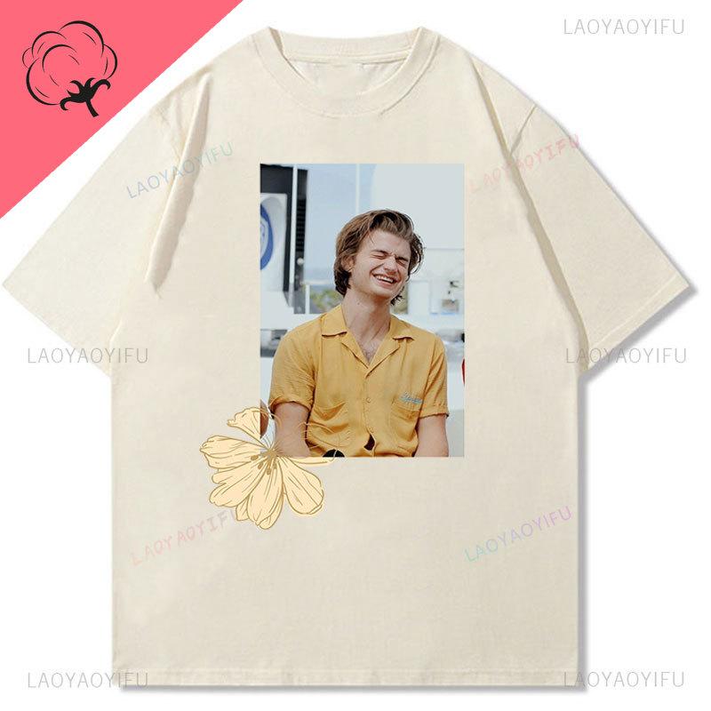 Players Djo Joe Keery Camisetas Retro Style Movie Graphic T Shirts Cotton ONeck Gift For Fan Unisex Tops Streetwear Y2k Clothes