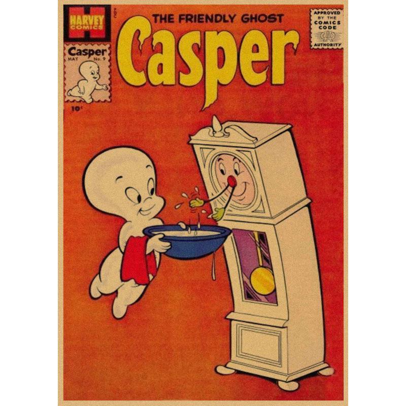 Whimsical Little Elves Cartoon Anime Retro Kraft Wall Poster with Free Shipping