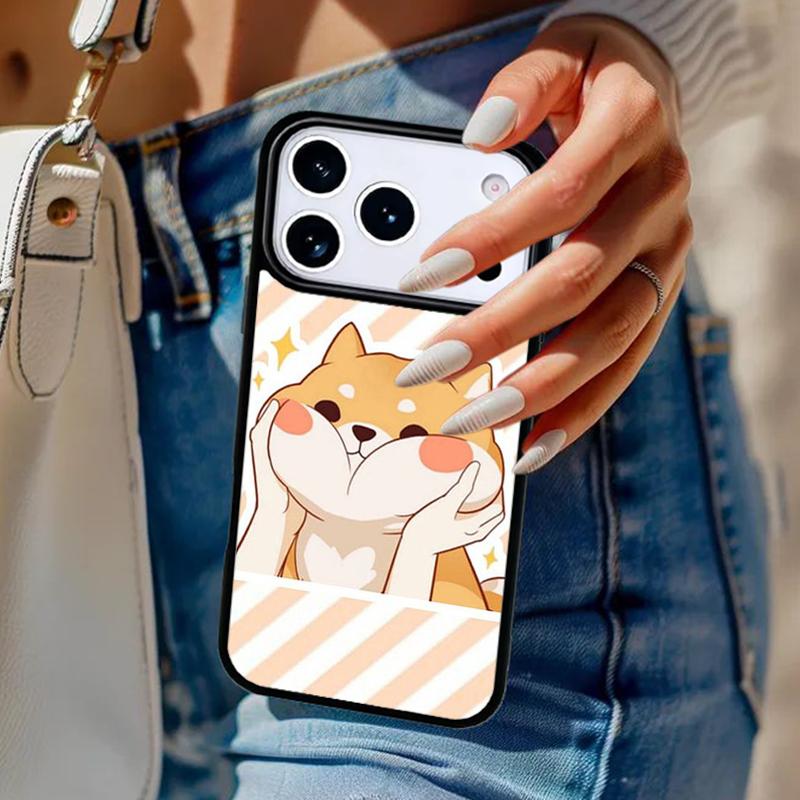 Чехол для телефона в японском стиле с тигром, кошкой и сиба-ину для iPhone 17 Air 14 15 13 12 Max, чехол для Apple 14 15 16 16e 11 Pro Max Plus
