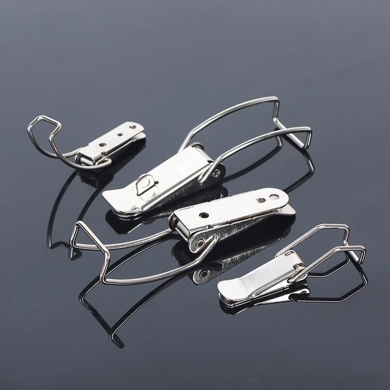 Hasp Latch Lock Metal Box Locking Long Toggle Catch Buckle Loaded Hinge Hardware