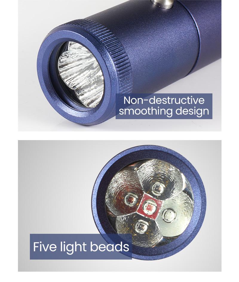 Red Light LED Infrared Flashlight for Nose, Ear, and Oral Soothing