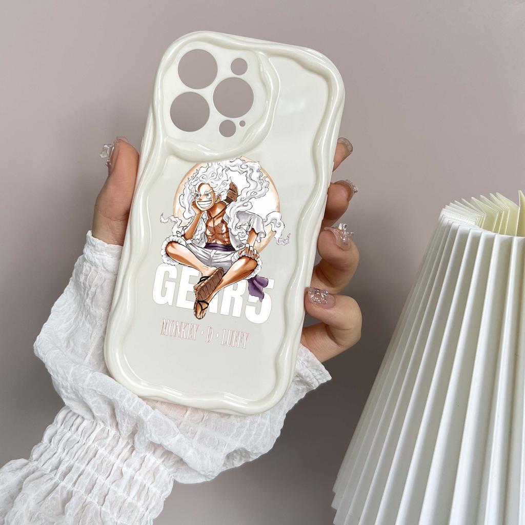 LZ28 цельный Luffy Gear 5, прозрачные мягкие волнистые чехлы для телефонов для iPhone 15 13 Pro Max 12 mini 14 8 Plus XS Max XR 6, защитная задняя крышка