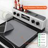 Silicone Stove Top Covers for Electric Stove Heat Resistant Pot Holder Kitchen Drying Mat Countertop Protector Dish Drying Pad Kitchen Accessory