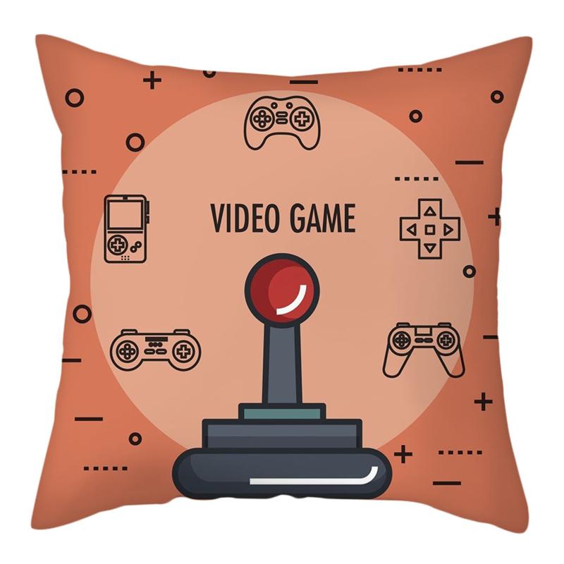 Новый чехол для подушки Game Lover, синий чехол для подушки с ручкой клавиатуры, гарнитура, наволочка, геймерское кресло, декор автомобиля, защита, наволочки на талию