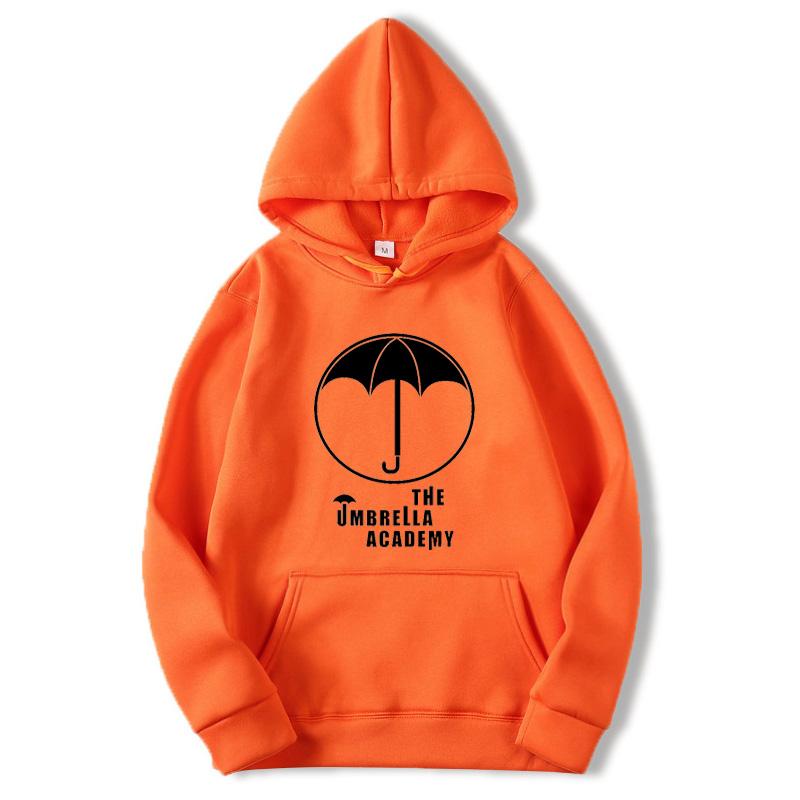 Новая толстовка с капюшоном с принтом зонтика из сериала «Академия Амбрелла», женские толстовки унисекс, повседневные флисовые толстовки на весну и осень