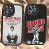 Famous Bruno Mars The Romantic Leather Phone Case For IPhone 15 14 13 Pro Max 12 11 16 Plus Phone Cover