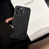 Блестящий кожаный чехол с блестками для iPhone 16 15 14 13 12 11 Pro Max, сверкающий, мягкий силикон, противоударный, с покрытием, бампер