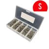 210/95Pcs Strong Stainless Fishing Rolling Swivel Connector Fishing Tools Set Snap Hooks Lure Connector Sea Rock Snaps Tackle