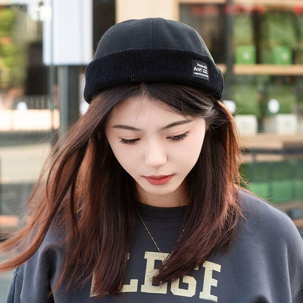 Теплая шляпа владельца Вельветовая вельветовая кепка Портативная кепка Докера Женская