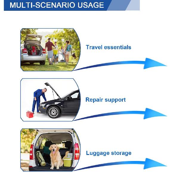 Rear Window Glass Shocks Struts Lift Supports Gas Springs 6600 Compatible with 2000-2005 Ford Excursion Base/Eddie Bauer/Limited/XLS/XLT Sport