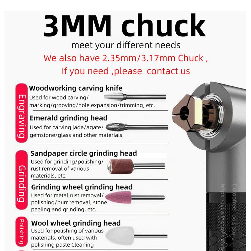 Многофункциональная микроугловая шлифмашина 200 Вт 90° Электрическая угловая шлифовальная машина Портативная угловая гравировально-полировальная машина