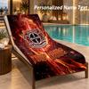 Custom Text Bayer Leverkusen Football Print Beach Towel Large Towel For Home Bathroom Beach