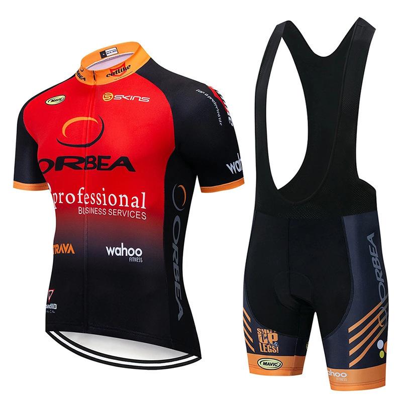 Summer Short Sleeve Set Tour de France ORBEA Team Cycling Suit Sports Roller Skating Suit Bicycle Outdoor Riding