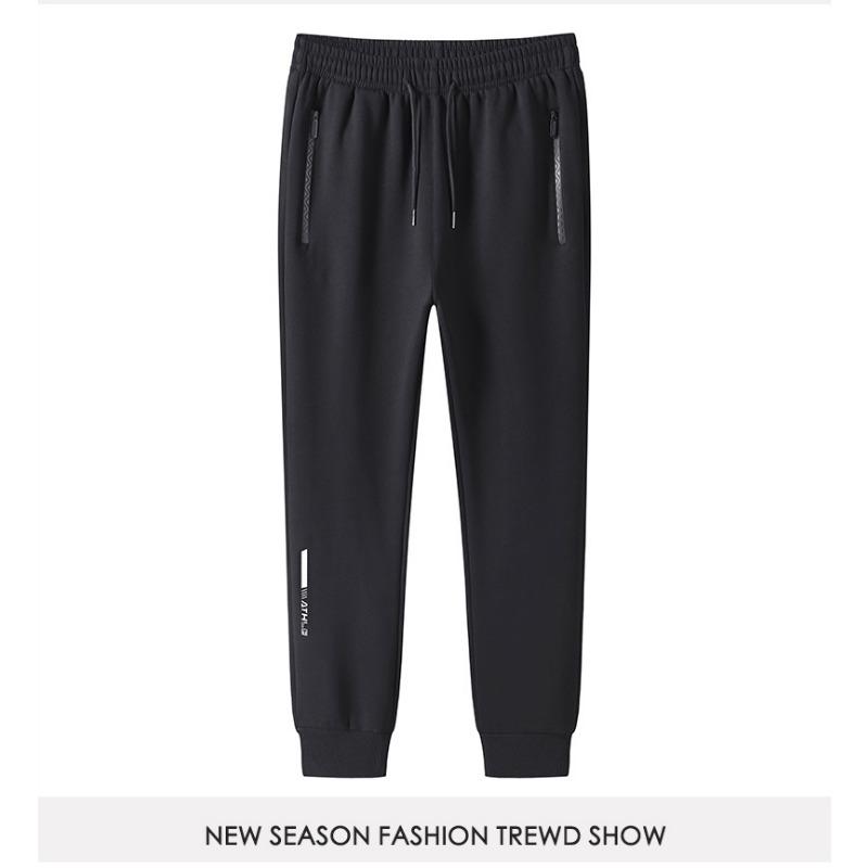 Осень Зима Эластичная Талия Повседневные Модные Брюки-джоггеры на Шнурке Мужские Универсальные Вельветовые Спортивные Штаны Мужские Брюки