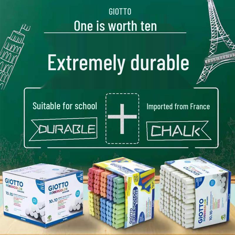 Детские разноцветные мелки для доски без пыли