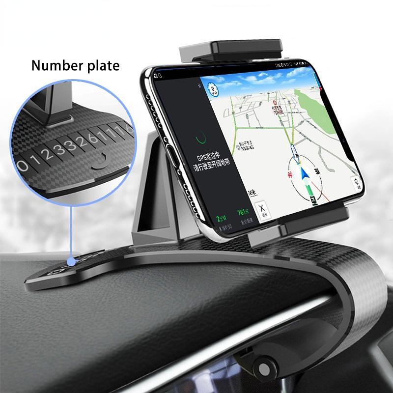 Автомобильный держатель для сотового телефона в автомобильный GPS-навигатор, кронштейн для приборной панели iPhone, Samsung, Xiaomi, Huawei, универсальный держатель на 360 градусов