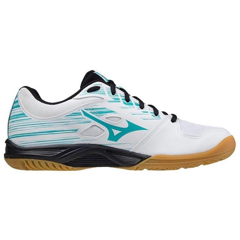 Mizuno Sky Blaster 2 Unisex Low Top Badminton Shoes White Blue 71GA204534