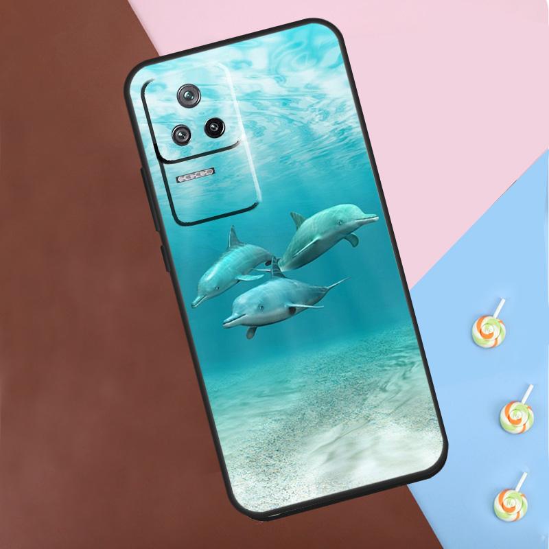 Чехол Океанский Дельфин для Xiaomi 13T Pro 14 12T 11T 12 13 Lite POCO F5 X3 X4 X5 X6 Pro M6 F3 F4 M5s