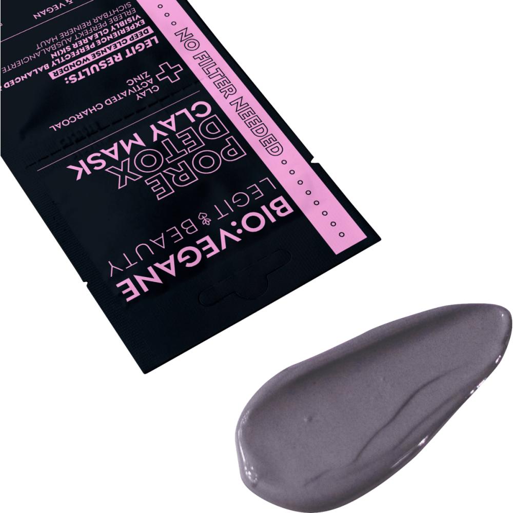 BIO:VEGANE Очищающая глиняная маска для пор (2x5мл), 10мл