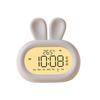 Night Light Large Screen Display Snooze Bunny Bedside Clock Kids Digital Alarm Clock for Children Boys Girls Toddlers