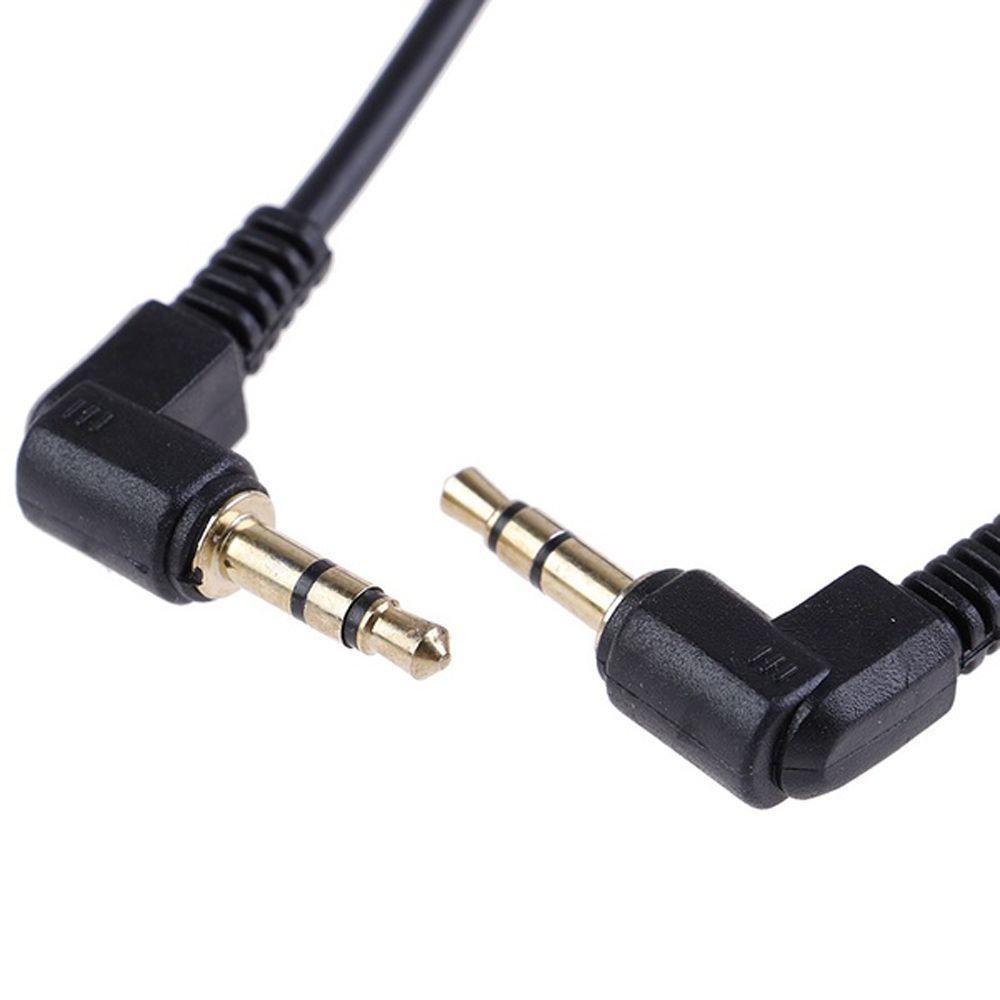 For Car 3.5mm Extension Coiled Right Angle Wire Audio Cable Line Aux Cord