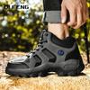 Tactical Shoes Plus Anti-Skidding Classical Walking Footwear Autumn Winter Men Women Outdoor mountaineering Leather Boots 39-48