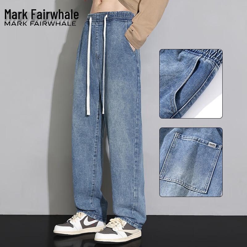 Mark Fairwhale Men's Casual Retro Denim Jeans