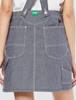 Lee Golf Overall Skirt indigo blue M