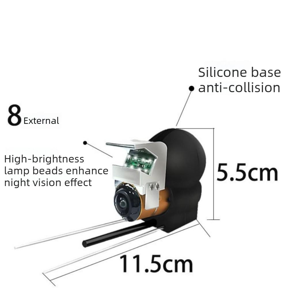 Underwater Camera Fish Finder 4.3/5 Inch External LEDs Murky Water, 220° Wide View Fishing Camera, 8IR Night Vision IP68