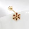 [Onm] Onm 14K Gold Needle Color Flower Gold Piercing (S9594221)