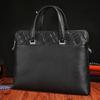 Men's Briefcase Genuine Leather Business Handbag Fashion Casual Cowhide Large Capacity Computer Bag