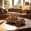Деревянная 3D-головоломка Robotime, Шестеренки, вырезанные лазером, Миниатюрная игрушка, Образовательная игрушка для мальчиков, девочек и взрослых, Идеально подходит для дошкольных праздников, Нового года
