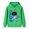 B1337 Детская толстовка с капюшоном для мальчиков и девочек с принтом Astro Bot, повседневная, с длинным рукавом