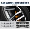 4pcs Aluminum Car Badges Wheels Rims Sticker Auto Accessories For Citroen C1 C2 Grand C4 Picasso C4L VTS C-ELYSEE DS C3-XR C5 C6